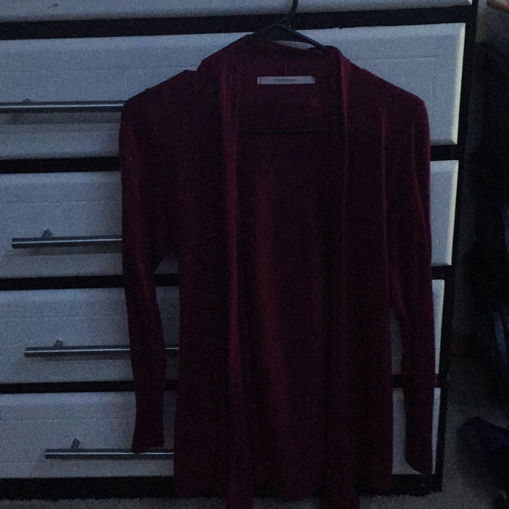 Maroon Cardigan
